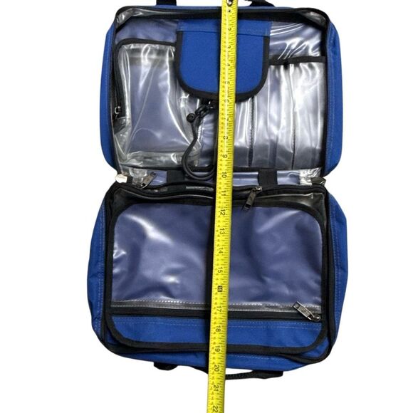 American Tourister Unisex Blue Travel Organizer Carrier Satchel Bag - Picture 5 of 11